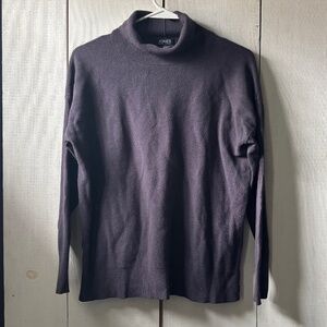 Jones New York woman’s navy blue turtle neck